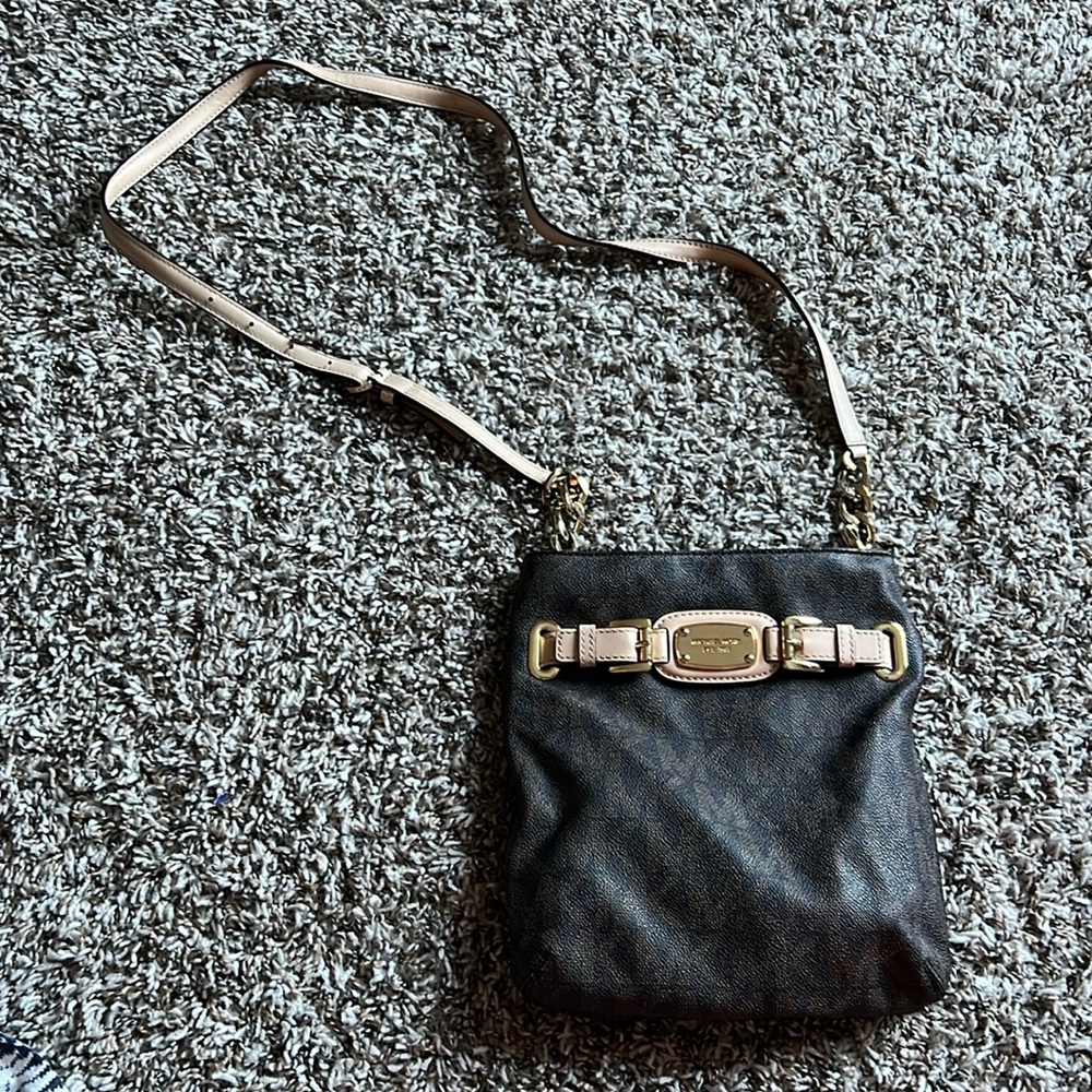 Michael Kors leather crossbody purse